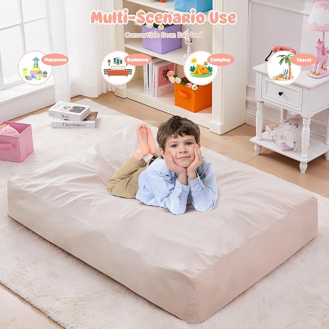 Kids Bean Bag Chair Bed - Image 5