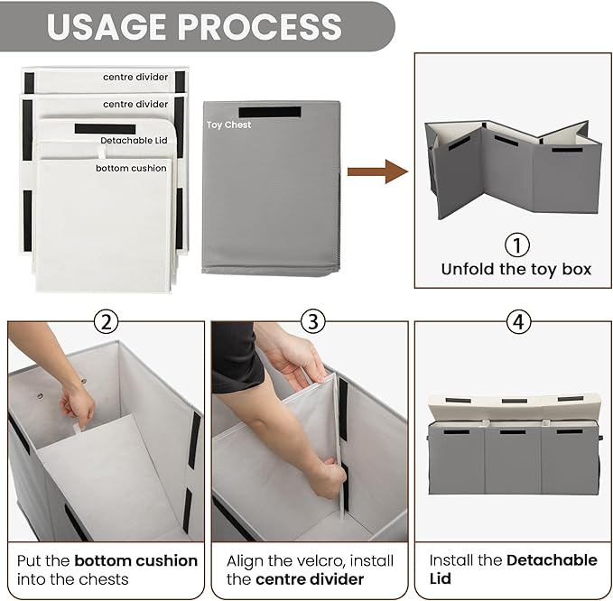 120L Large Toy Storage Box - Image 7