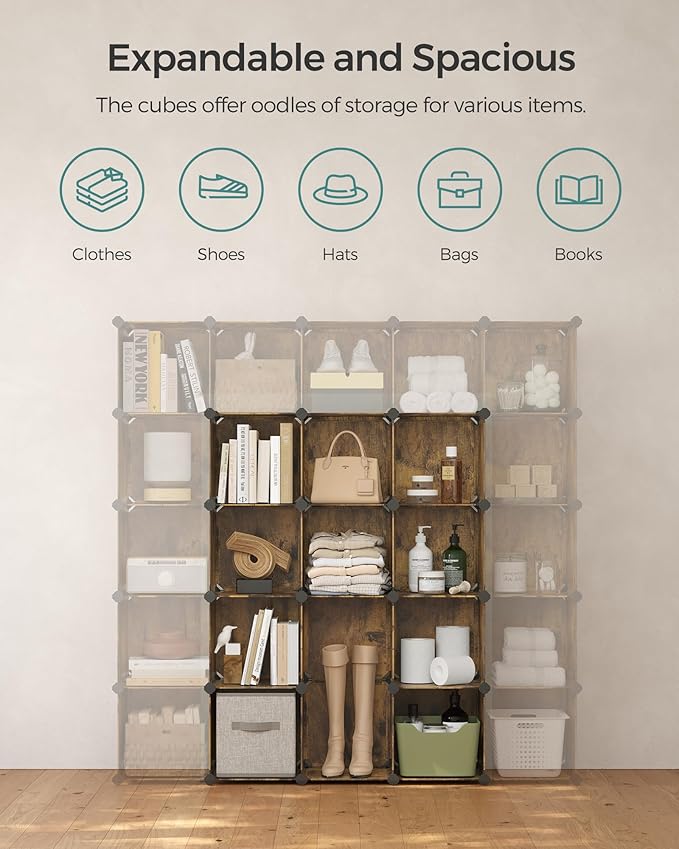 SONGMICS Cube Storage Organizer, Closet Organizers and Storage, Room - Image 8