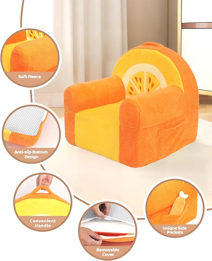 Toddler Chair, Comfy Foam Kids Couch - Image 5