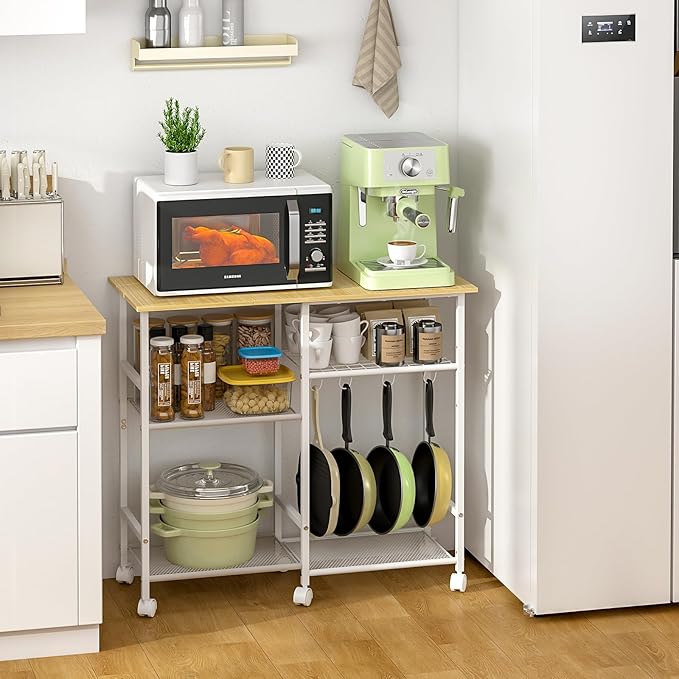 Kitchen Microwave Cart, Microwave Stand - Image 2