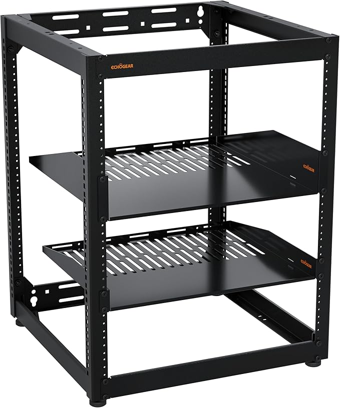 ECHOGEAR 15U Open Frame Rack for Servers & AV Gear by ECHOGEAR