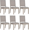 COLAMY Wood Dining Chairs Set of 6, Mid Century Modern Upholstered Kitchen by COLAMYINC
