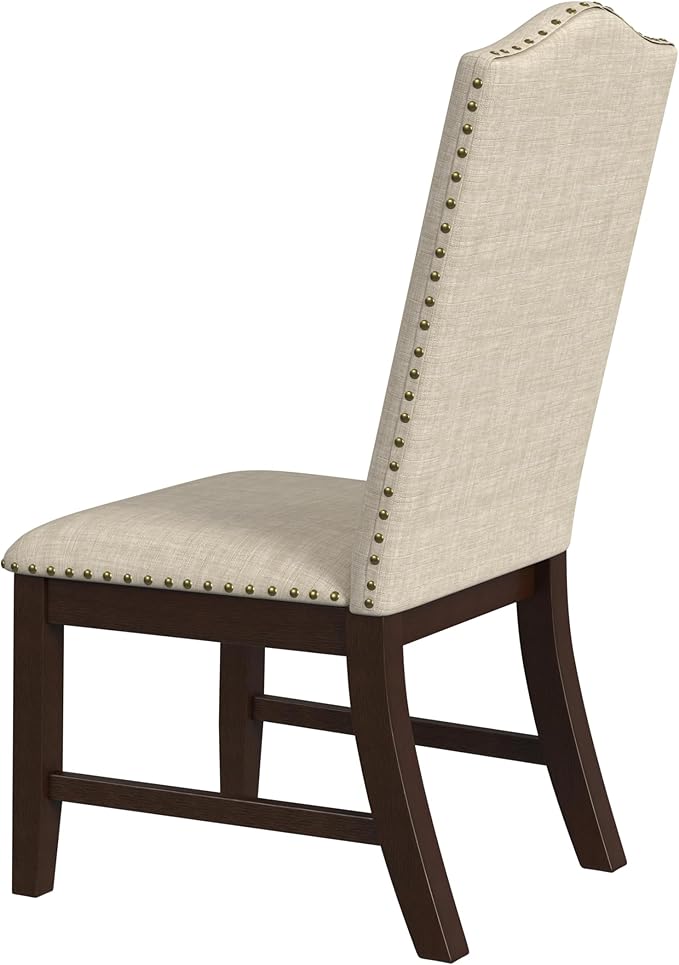 HomePop Scalloped Back Dining Chair - Image 6