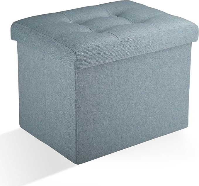 Ottoman Storage Ottoman Foot Rest Stool Foldable Bench by DOCVANIA
