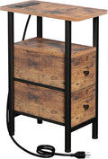Narrow End Table Living Room by LOAKEKEL