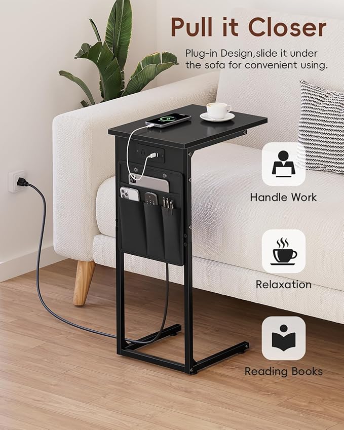 Vagusicc C Shaped End Table - Image 4