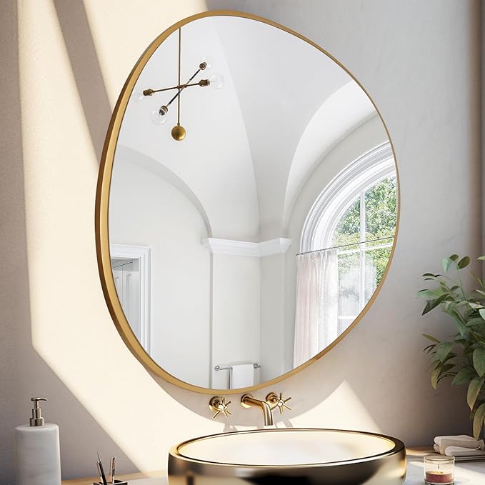 WallBeyond Asymmetrical Mirror, Irregular Wall Mirror, Abstract Wall Mirrors - Image 7