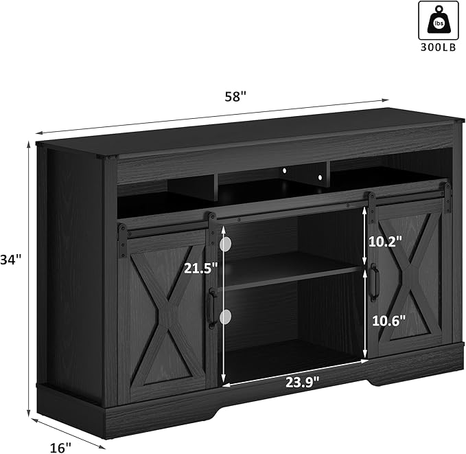 RoyalCraft Farmhouse TV Stand - Image 6