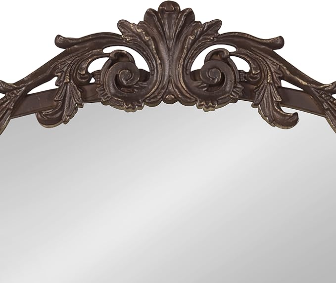 Kate and Laurel Arendahl Ornate Traditional Square Arched Mirror; 28 x 30; - Image 6