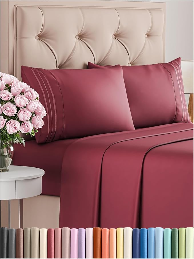 King Size 4 Piece Sheet Set by CGKUnlimited