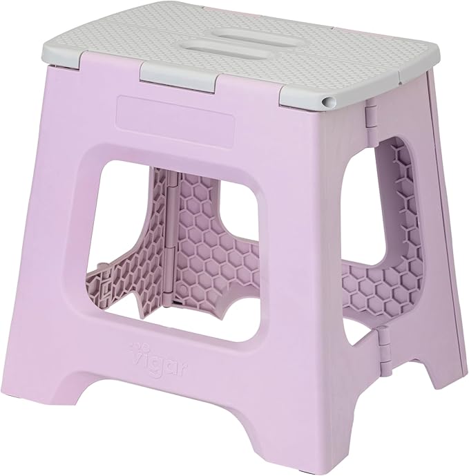 Vigar Compact Step Stool Foldable, 12-1/2-inch Step Stools by VIGAR
