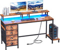 Furologee 55 Inch Computer Desk Gaming by Furologee