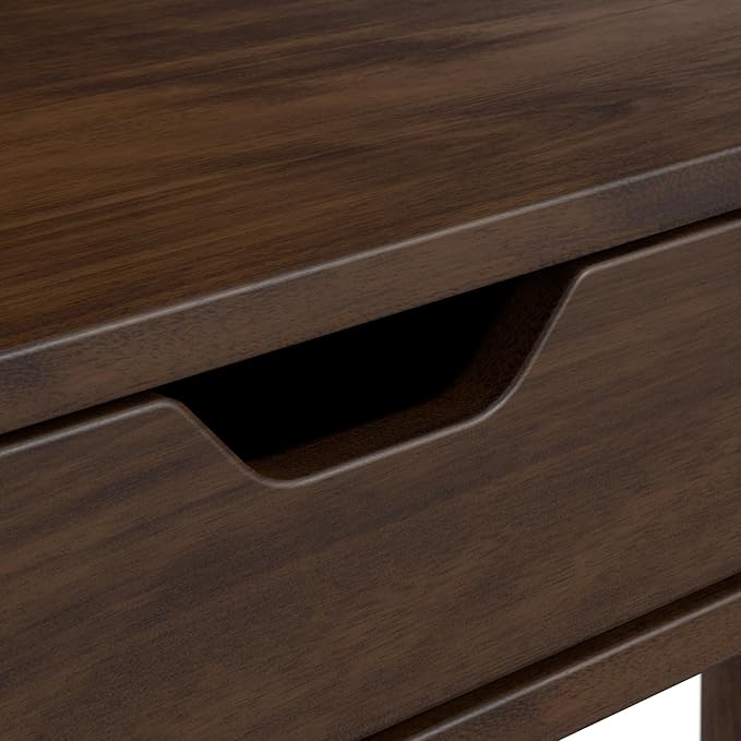 Bush Furniture Nora 40W Writing Desk in Dark Walnut | Computer Table - Image 7