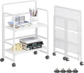 4NM 2 Tiers No-Assembly Folding Bookshelf by 4NM