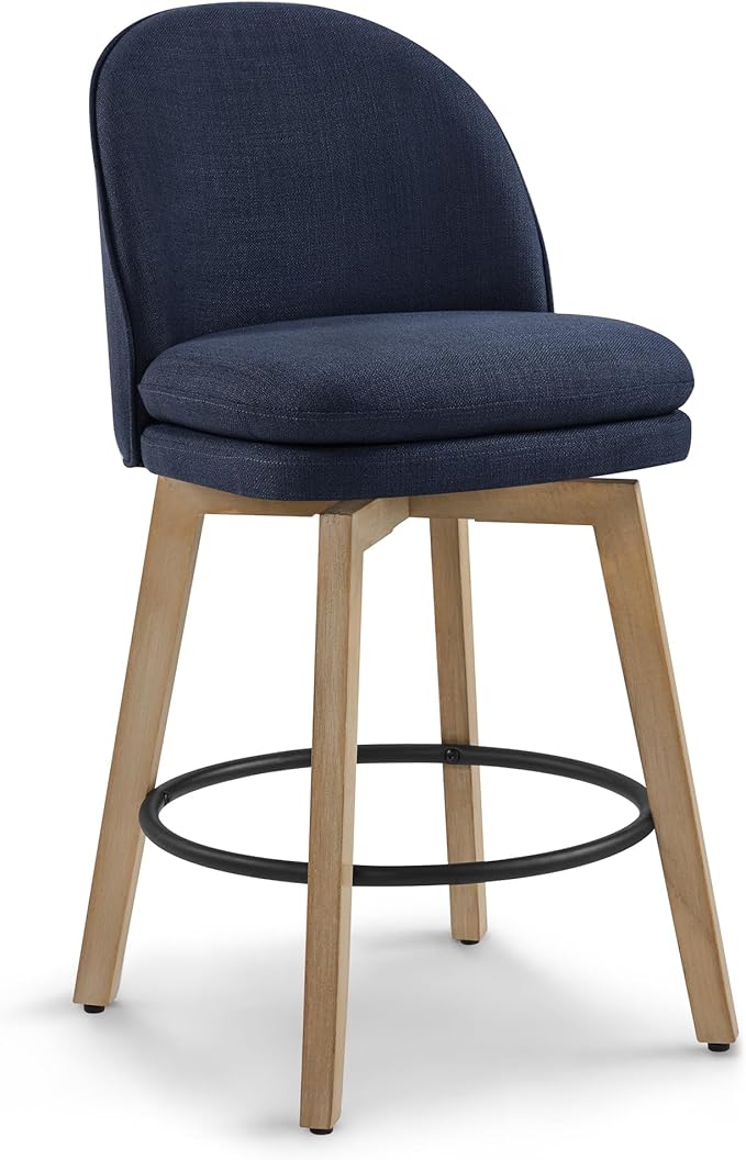 Counter Height Barstools 26 inch Upholstered Swivel Bar Stools by Kislot