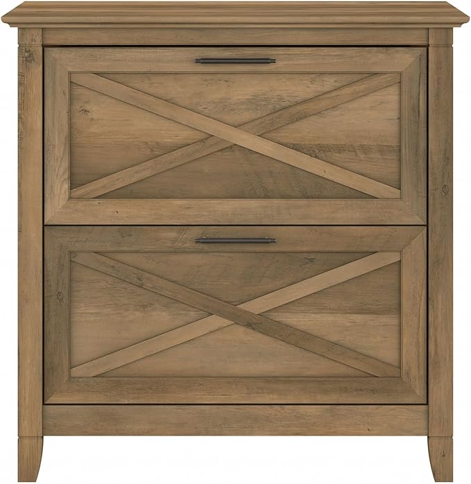 Bush Furniture Key West Lateral File Cabinet, Modern Farmhouse 2 Drawer File - Image 8
