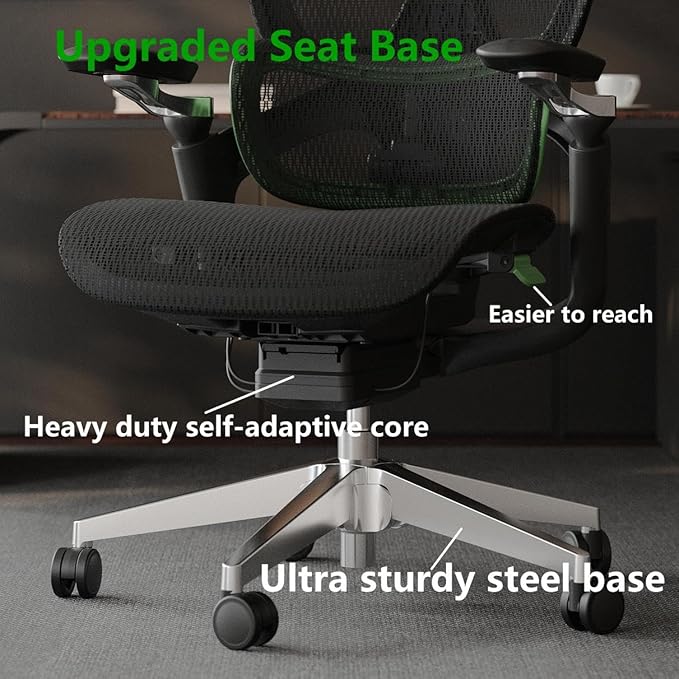 Ergonomic Office Chair, Mesh Home Office Desk Chair - Image 6