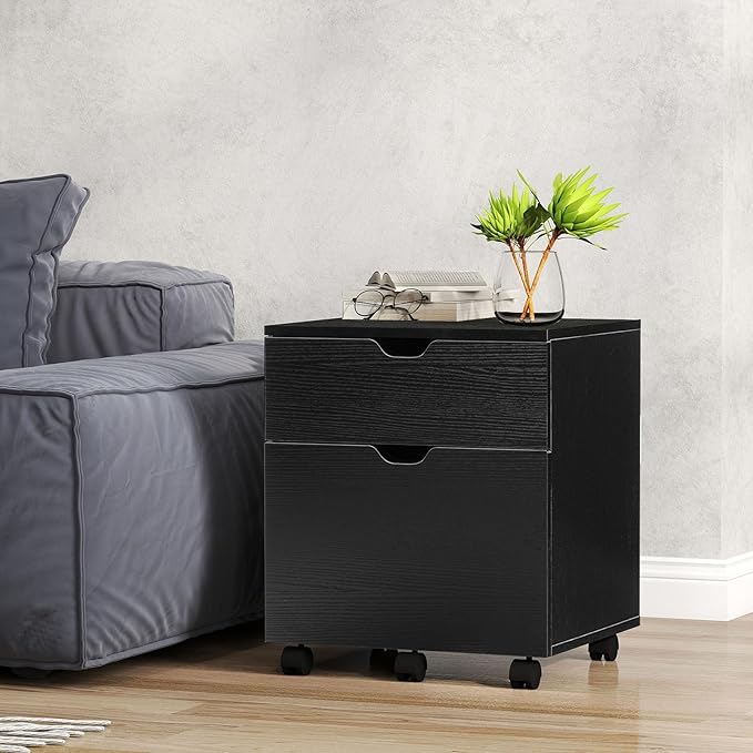 HollyHOME File Cabinet, 2 Drawers Filing Cabinet - Image 7