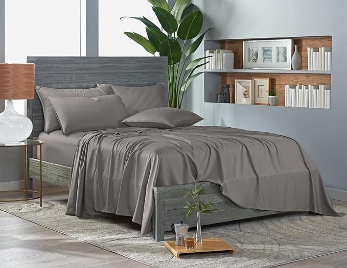 California King Sheets by Pure Bamboo, Genuine 100% Organic Viscose Derived - Image 3