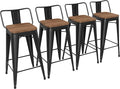 Yongchuang 26 inch Bar Stools Set of 4 Kitchen Counter Height Barstools by YongchuangInternational