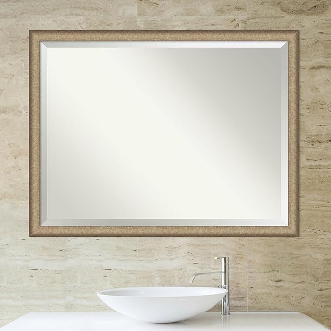 Amanti Art Bronze Bathroom Mirror - Image 6