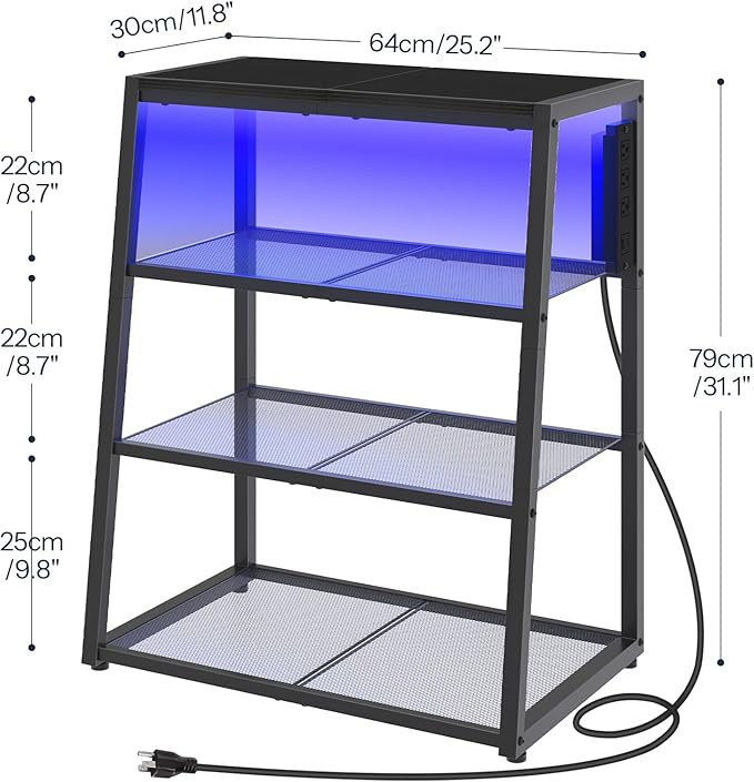 HOOBRO 4-Tier AV Media Stand - Image 3