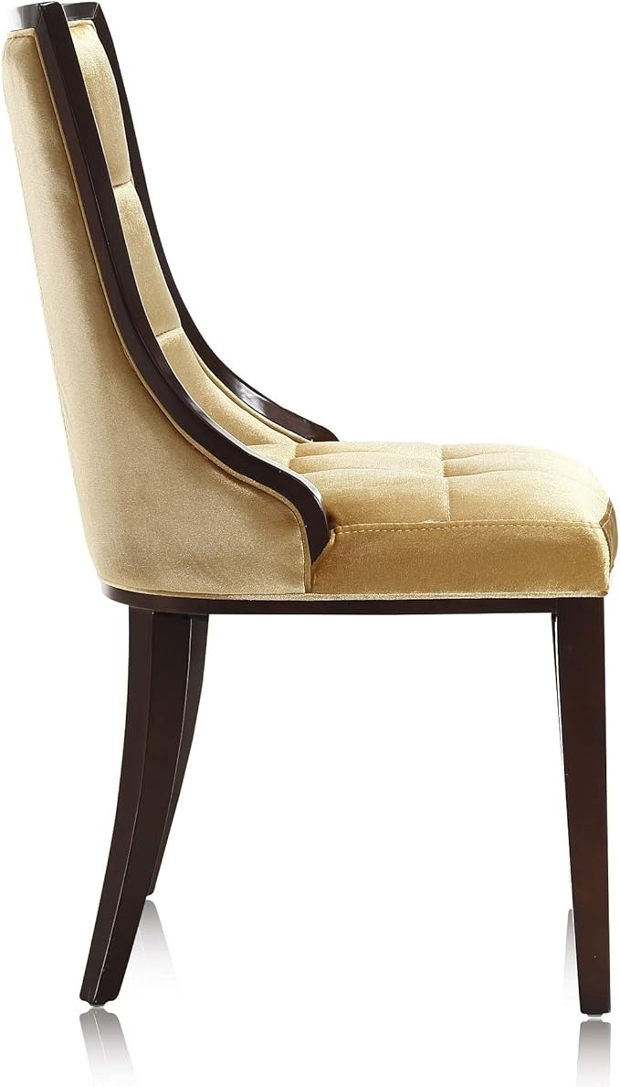 Manhattan Comfort Fifth Avenue Velvet Dining Chairs, Parsons Accent Furniture - Image 6