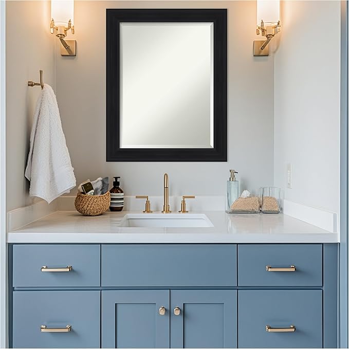 Amanti Art Black Bathroom Mirror - Image 6