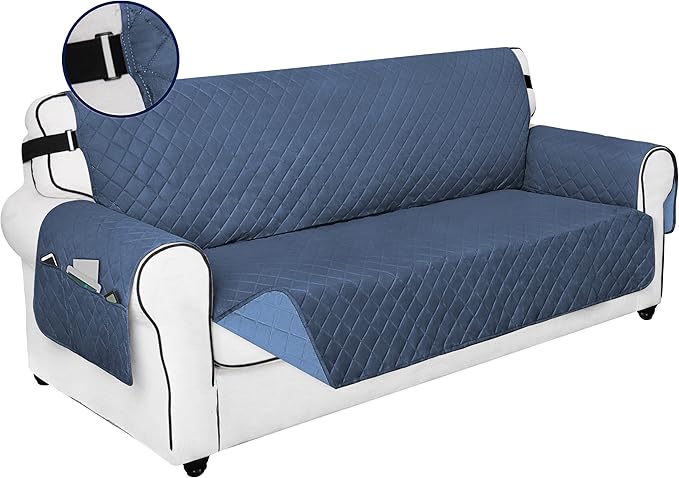 PureFit Reversible Sofa Couch Cover Water Resistant Couch Covers by PureFit
