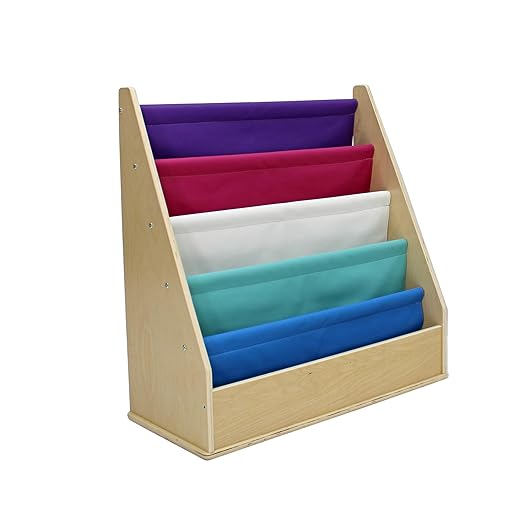 Factory Direct Partners 13745-140 Birch SoftScape Sling Book Display, 4-Shelf - Image 5