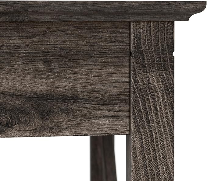 Bush Furniture Key West 48W Writing Desk in Dark Gray Hickory - Image 4