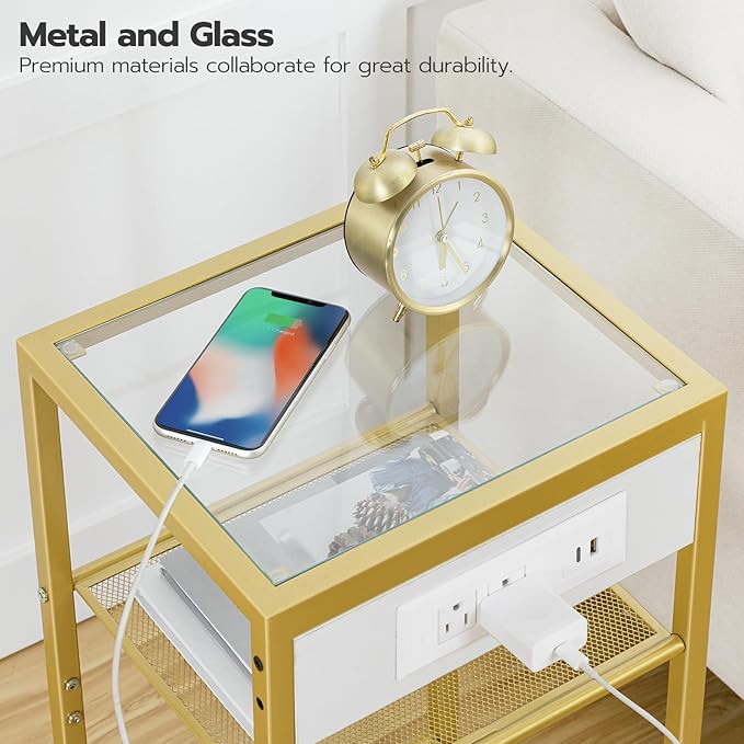 HOOBRO End Tables Set of 2 - Image 5