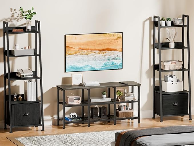 Furologee TV Stand, 43 Inch Entertainment Center - Image 7