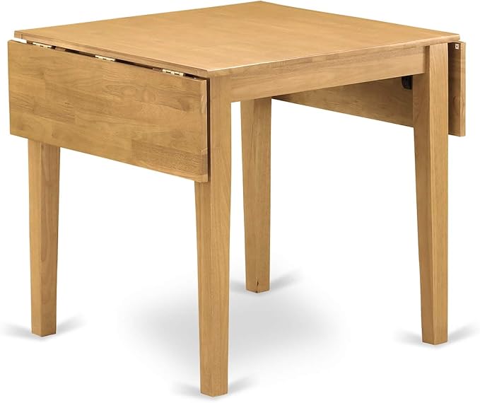 East West Furniture NDEN3-OAK-07 3 Piece Dinette Set - Image 5
