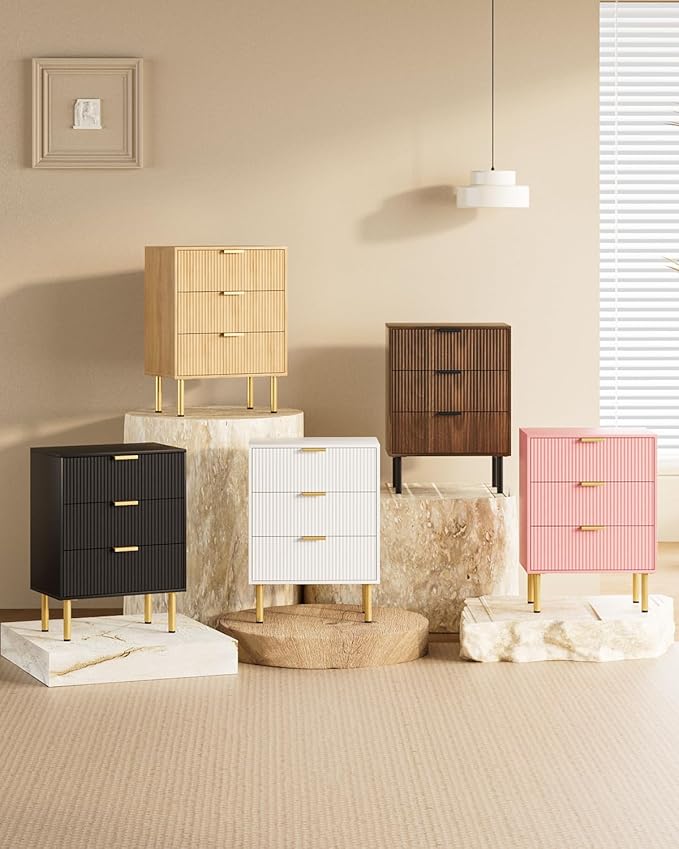 Night Stand, Tall Bedside Table - Image 9