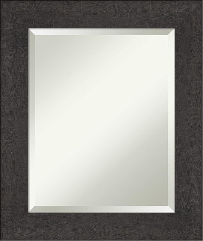 Amanti Art Brown Bathroom Mirror by AmantiArt