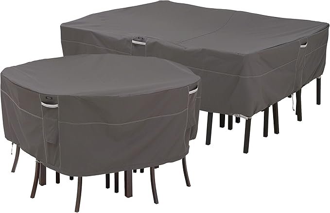 Classic Accessories Ravenna Water-Resistant 128 Inch Rectangular/Oval Patio - Image 17
