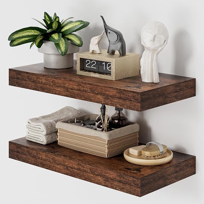 Heimlove 12" Deep Floating Shelves by Heimlove