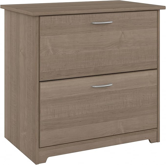 Bush Furniture Cabot 2 Drawer Lateral File Cabinet in Ash Gray, Home Office by BushHome
