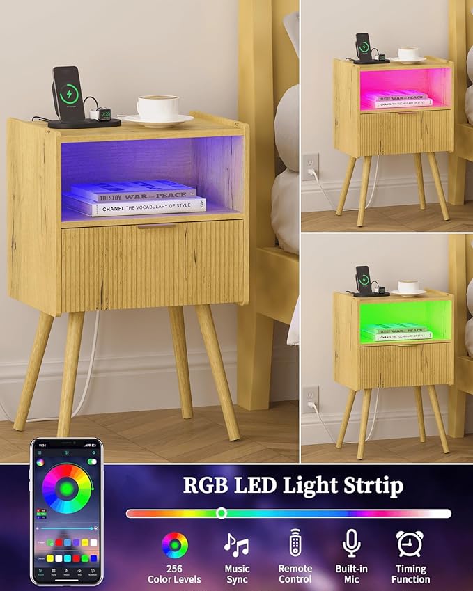 Nightstand, Modern Side Table - Image 5