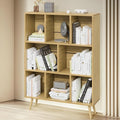 Bookshelf, 3-Tier 8 Cube Open Wooden Book Shelf by GRUSIGN