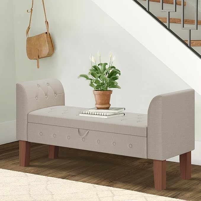 Awonde Upholstered Storage Bench - Image 8