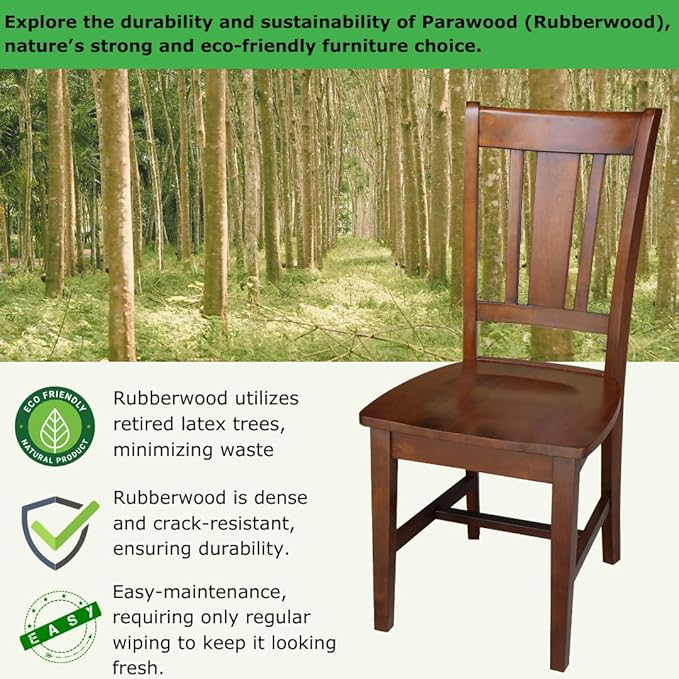 IC International Concepts, Set of Two San Remo SplatBack Dining Chairs - Image 5