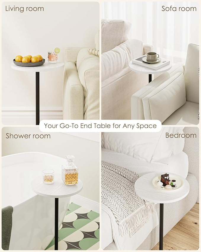 Masupu Drink Table, Round Side Table - Image 7