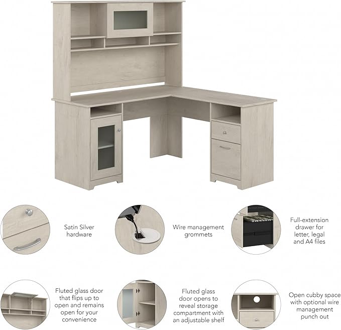 Bush Furniture Cabot L Shaped Desk - Image 8