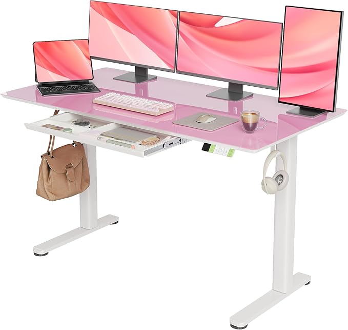 INNOVAR Glass Standing Desk by INNOVAR
