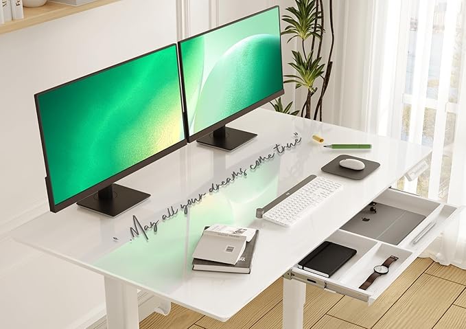 INNOVAR Glass Standing Desk - Image 9