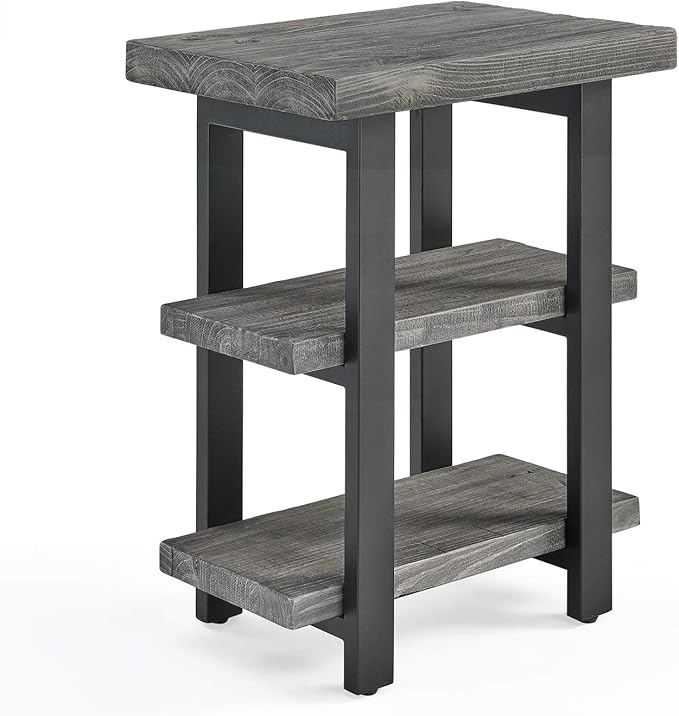Alaterre Furniture Pomona 3-Tier Industrial End Table - Image 2