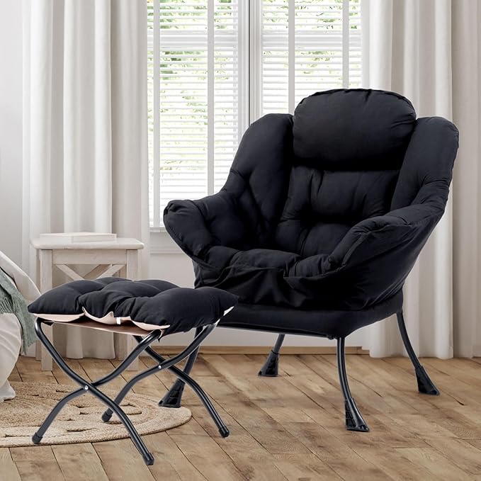 HollyHOME Fabric Lazy Chair - Image 2